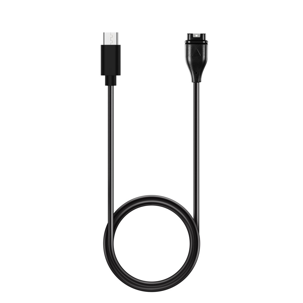  USB-C Laddningskabel 1m Garmin Smartwatch Svart