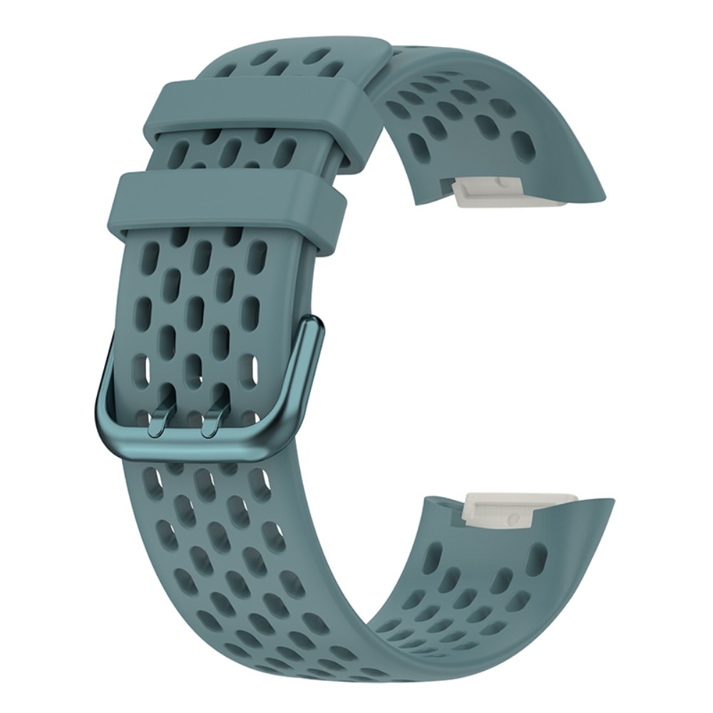  Fitbit Charge 6 / 5 Armband Silikon Ihåligt Blå