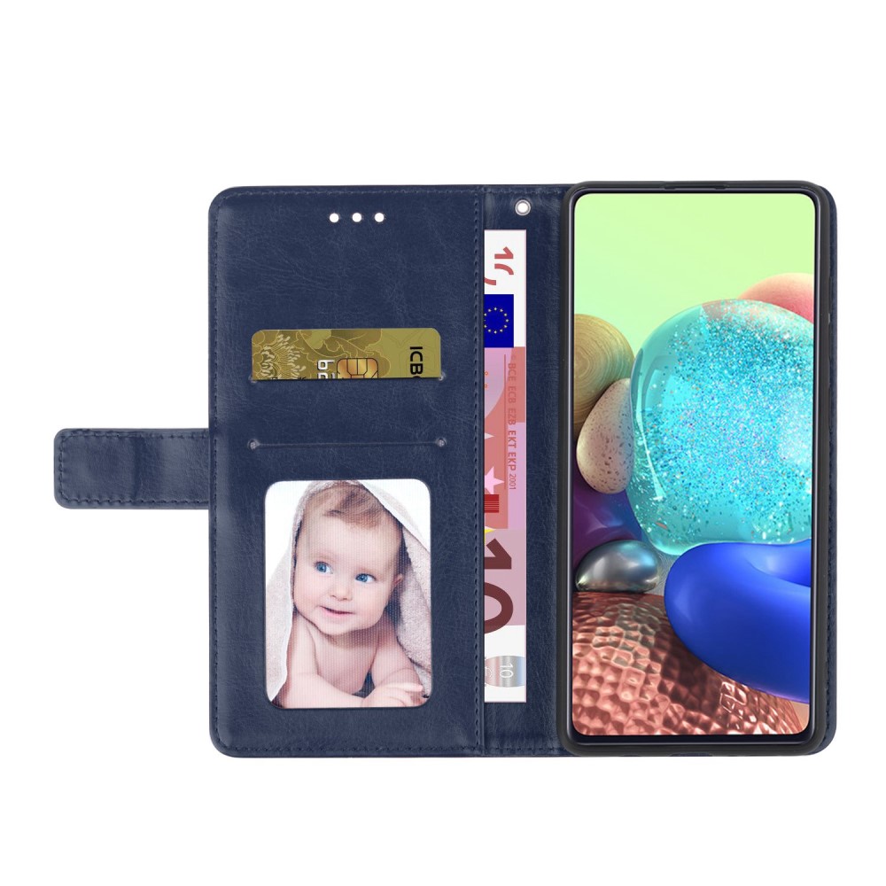  Motorola Edge 30 Fusion 5G Fodral Y-Shape Läder Mörk Blå