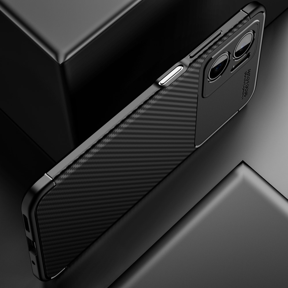  Xiaomi Redmi 10 5G Skal Kolfiber Textur Svart