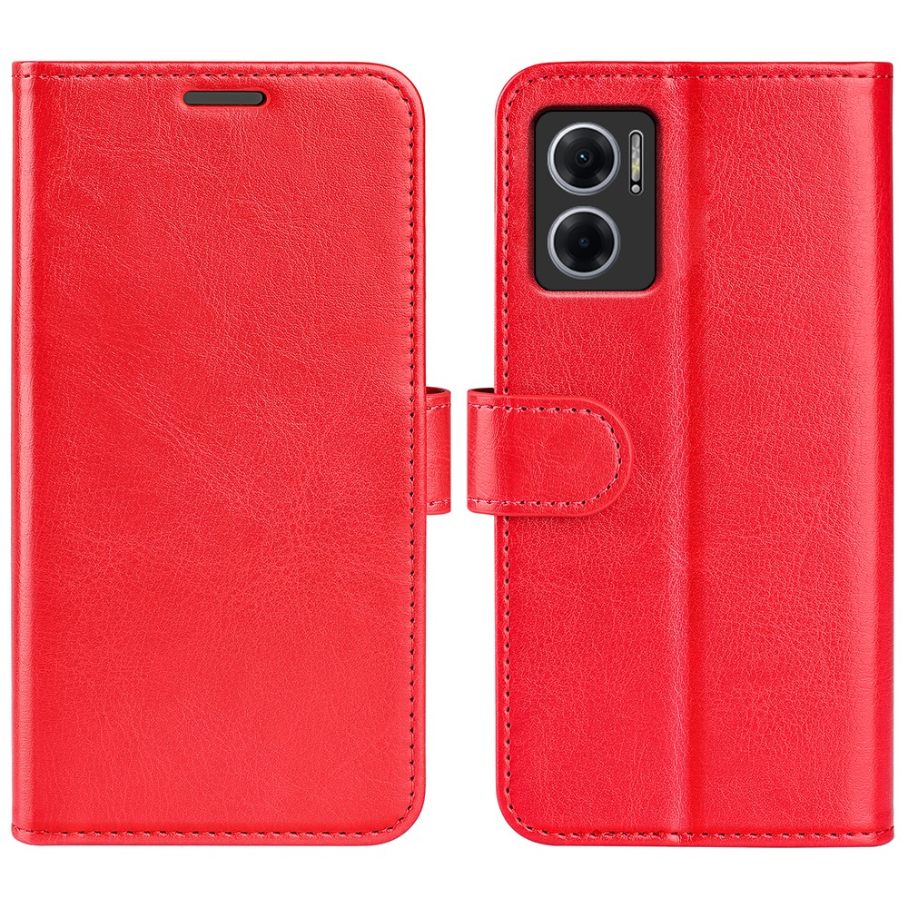  Xiaomi Redmi 10 5G Fodral Crazy Horse Läder Röd