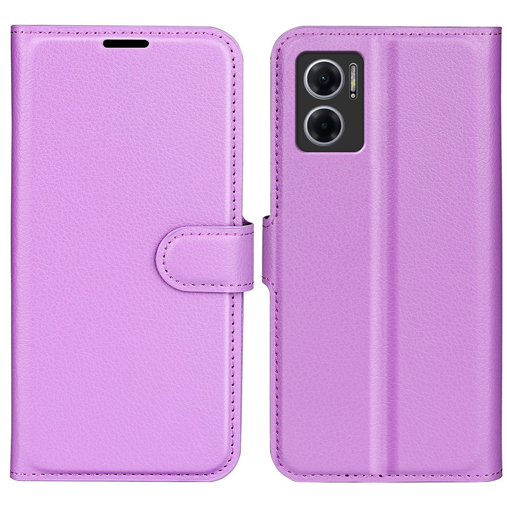  Xiaomi Redmi 10 5G Fodral Litchi Läder Lila