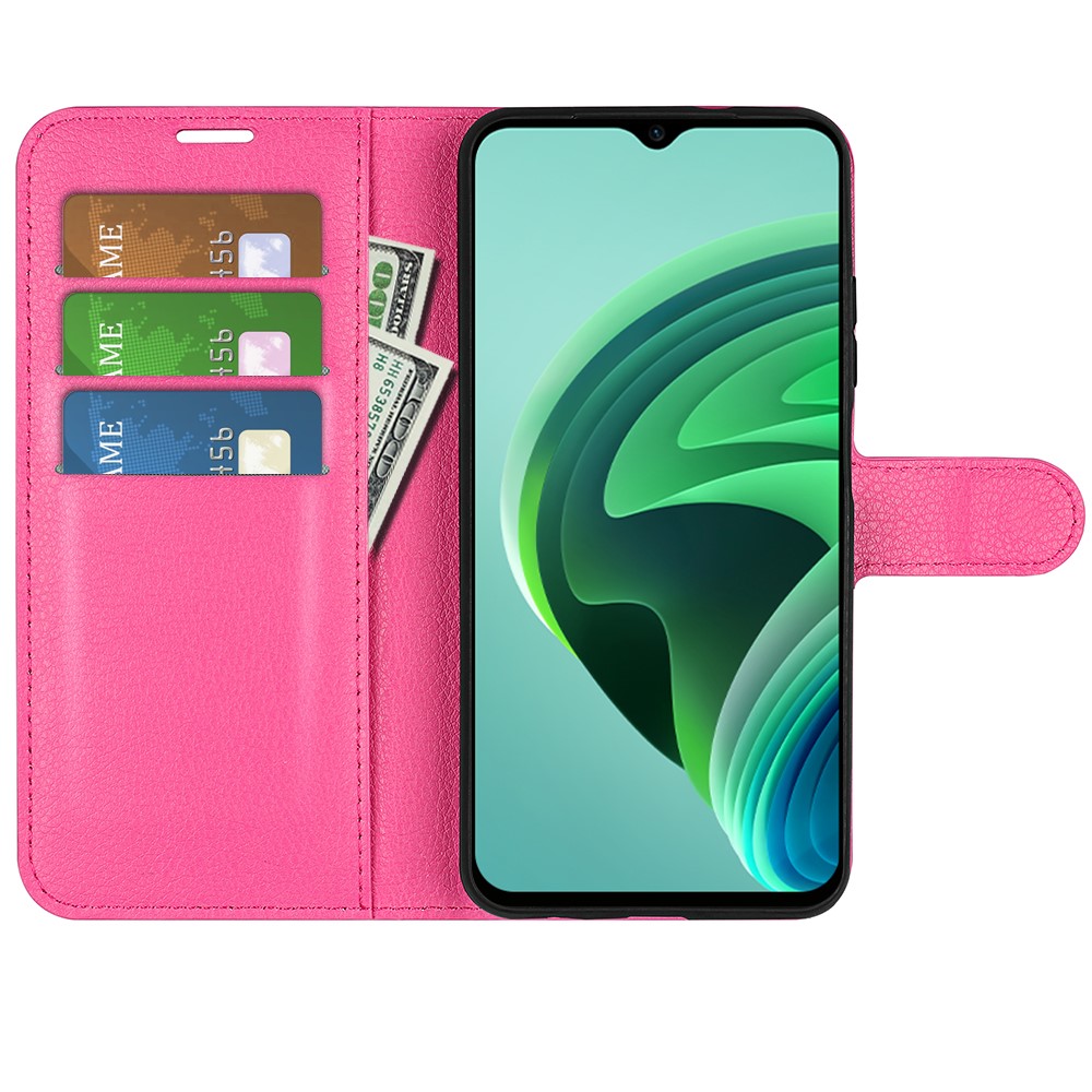  Xiaomi Redmi 10 5G Fodral Litchi Läder Rosa