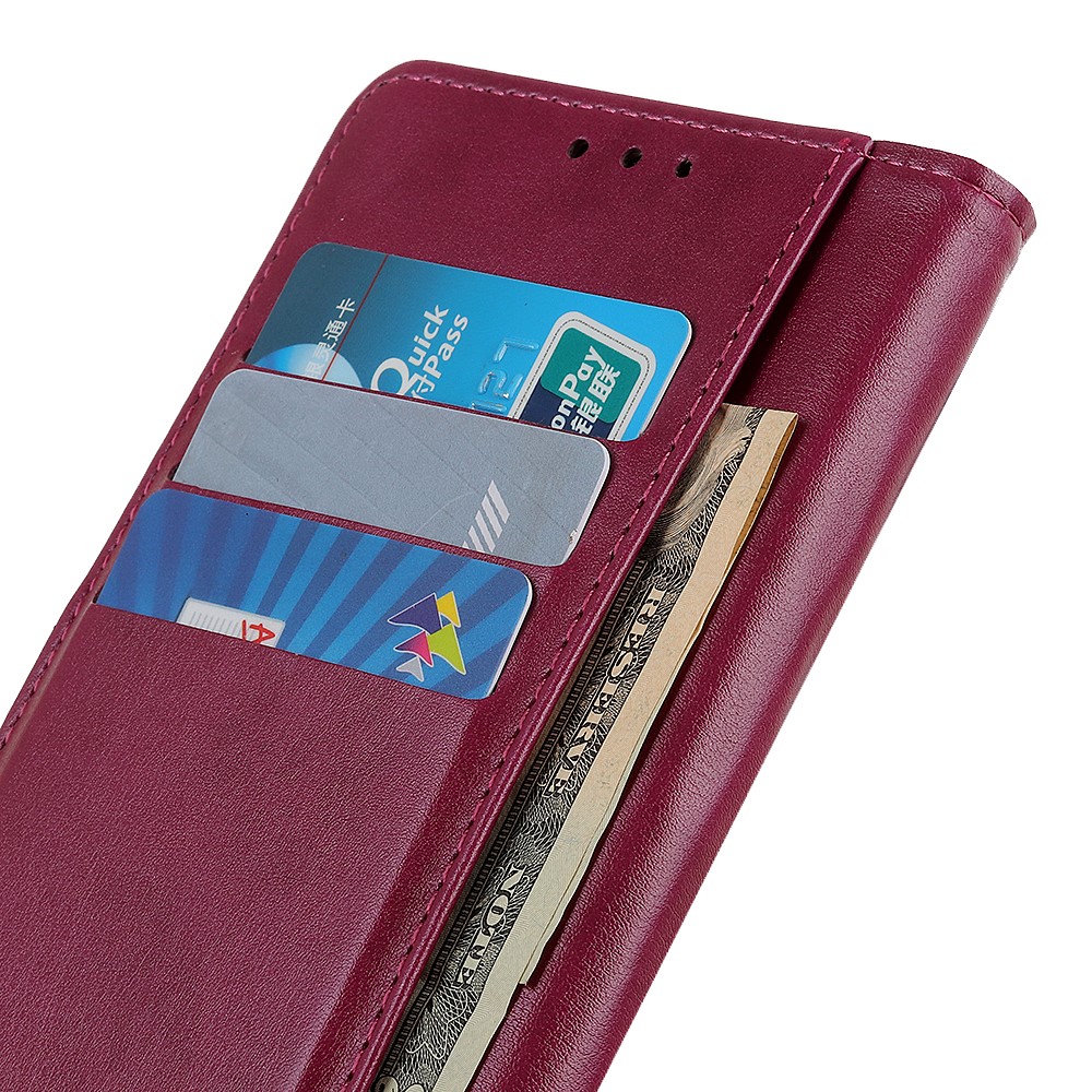 Xiaomi Redmi 10 5G Fodral Läder Röd