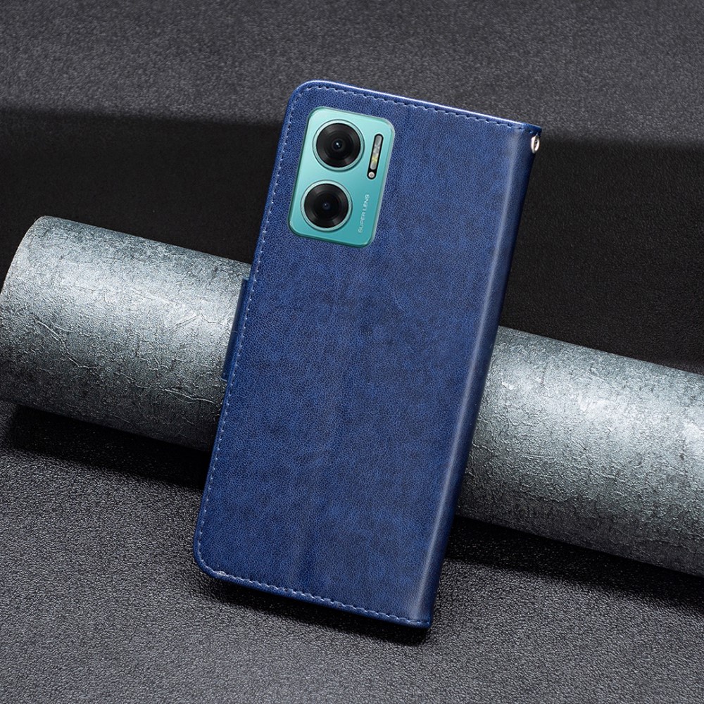  Xiaomi Redmi 10 5G Fodral Butterfly Mörk Blå