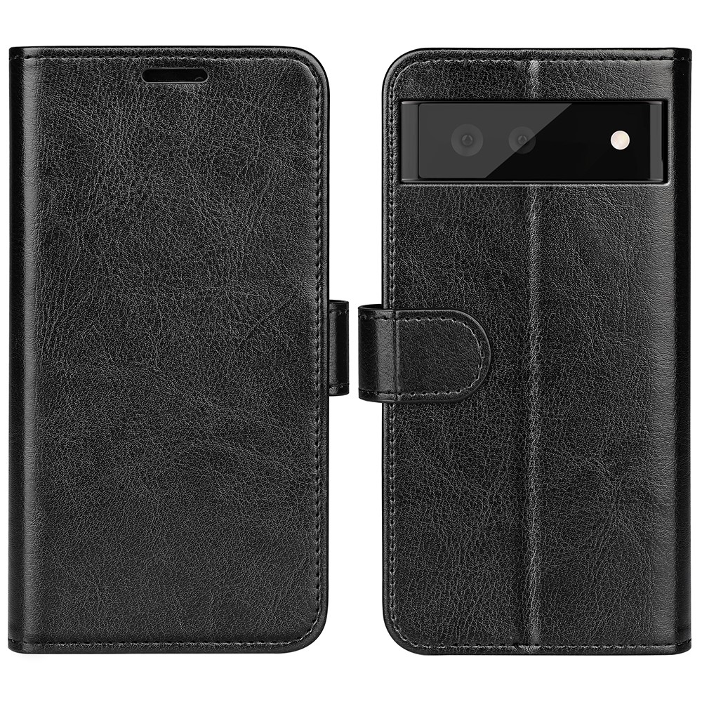  Google Pixel 7 Fodral Crazy Horse Läder Svart