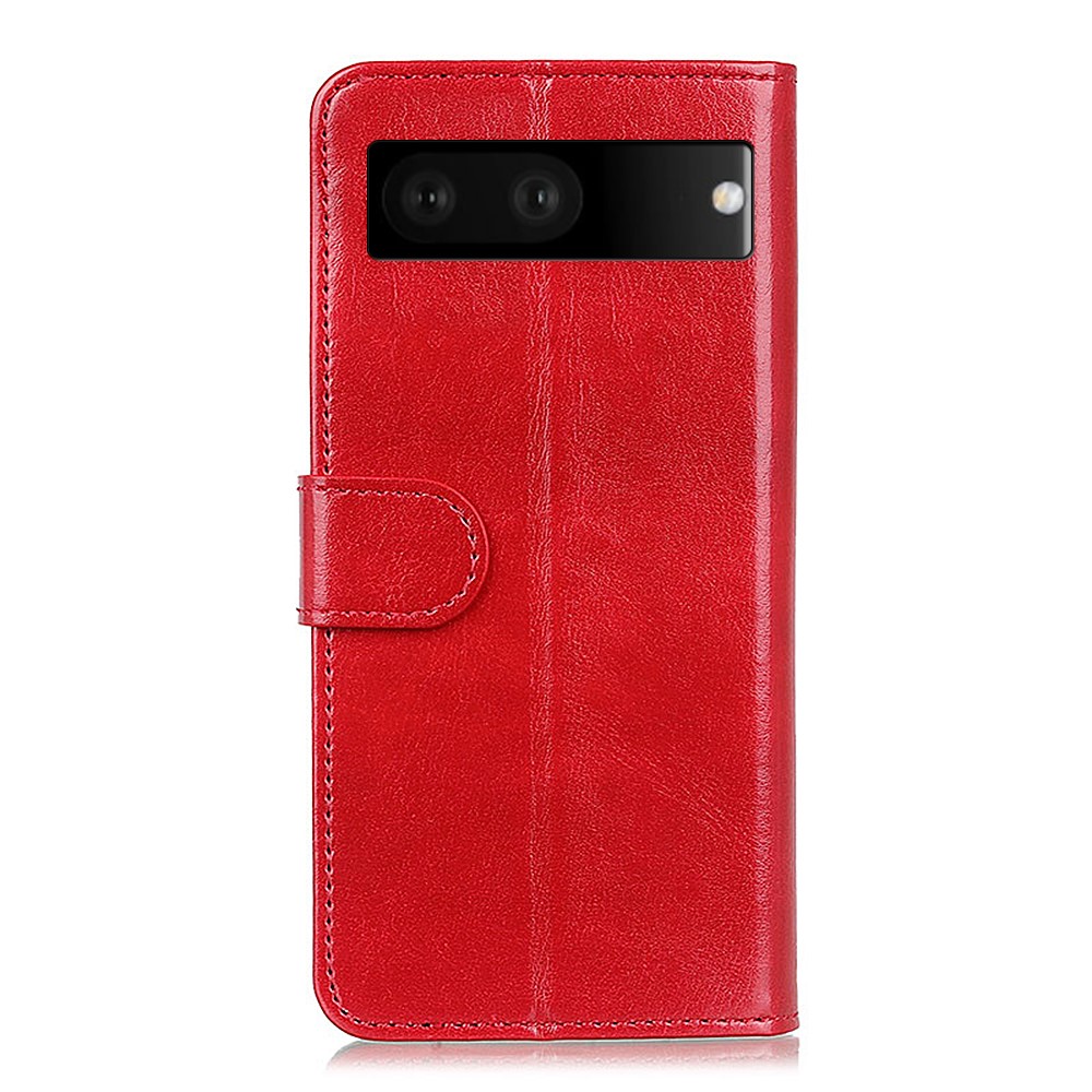  Google Pixel 7 Fodral Crazy Horse Röd