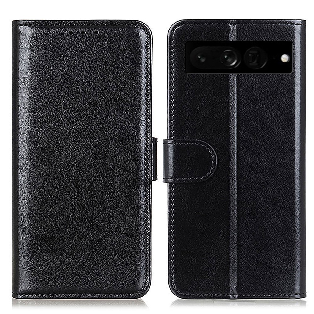  Google Pixel 7 Pro Fodral Crazy Horse Svart