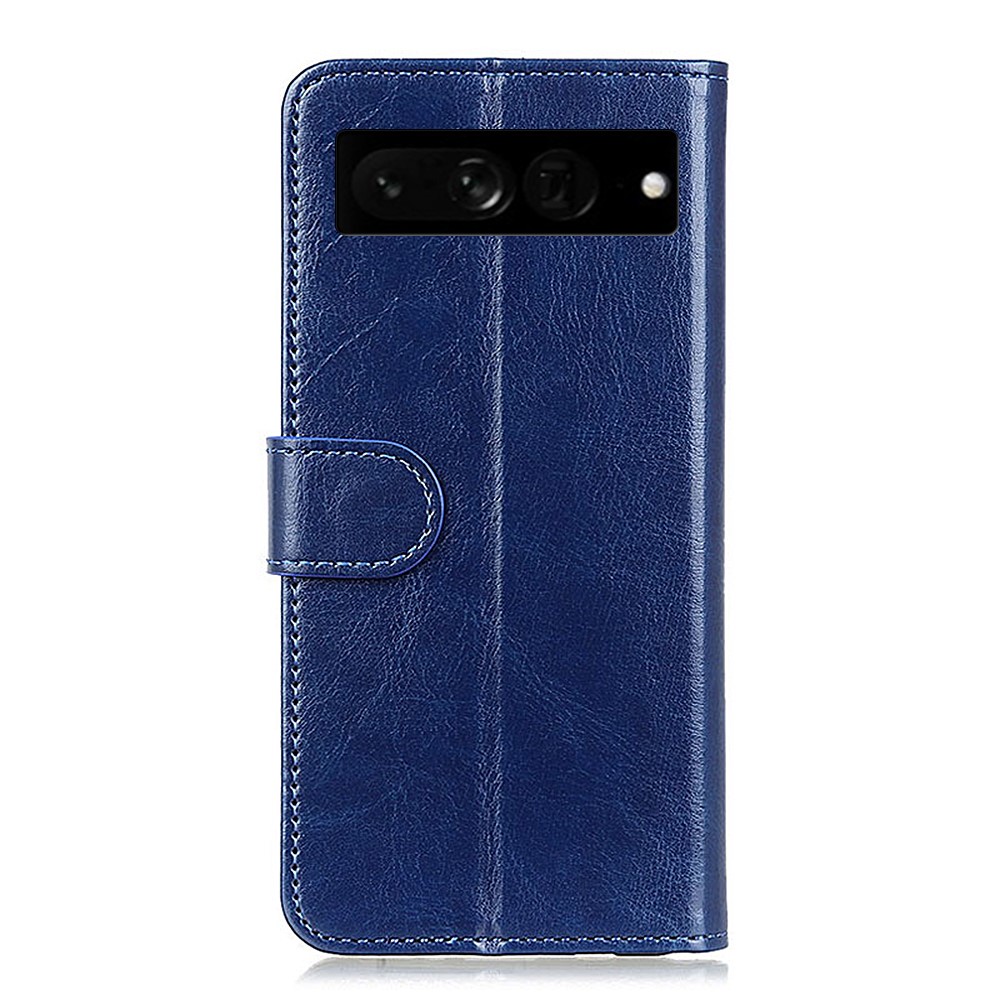  Google Pixel 7 Pro Fodral Crazy Horse Blå