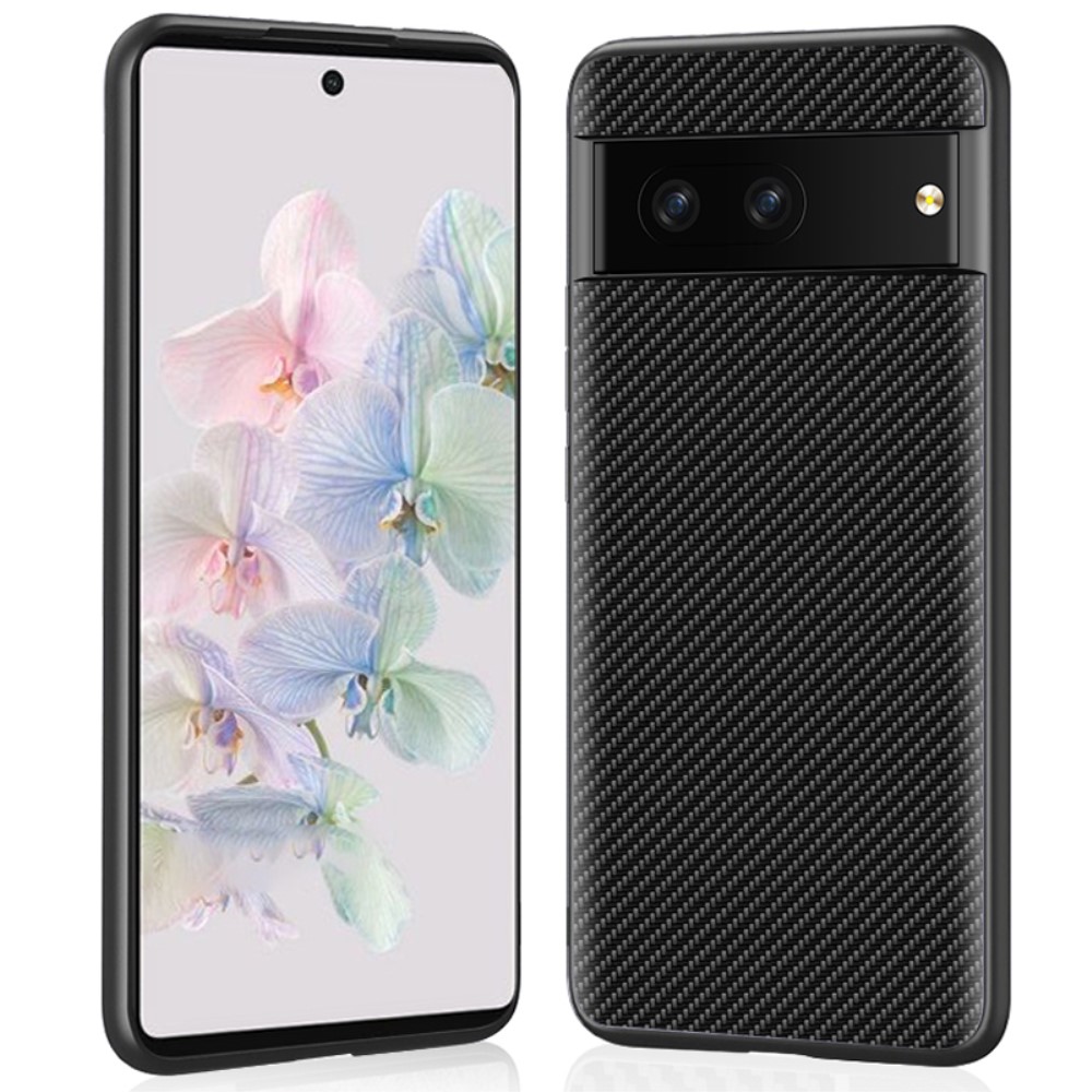  Google Pixel 7 Skal Kolfiber Textur Svart