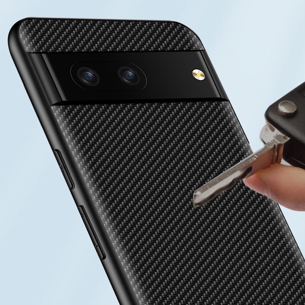  Google Pixel 7 Skal Kolfiber Textur Svart