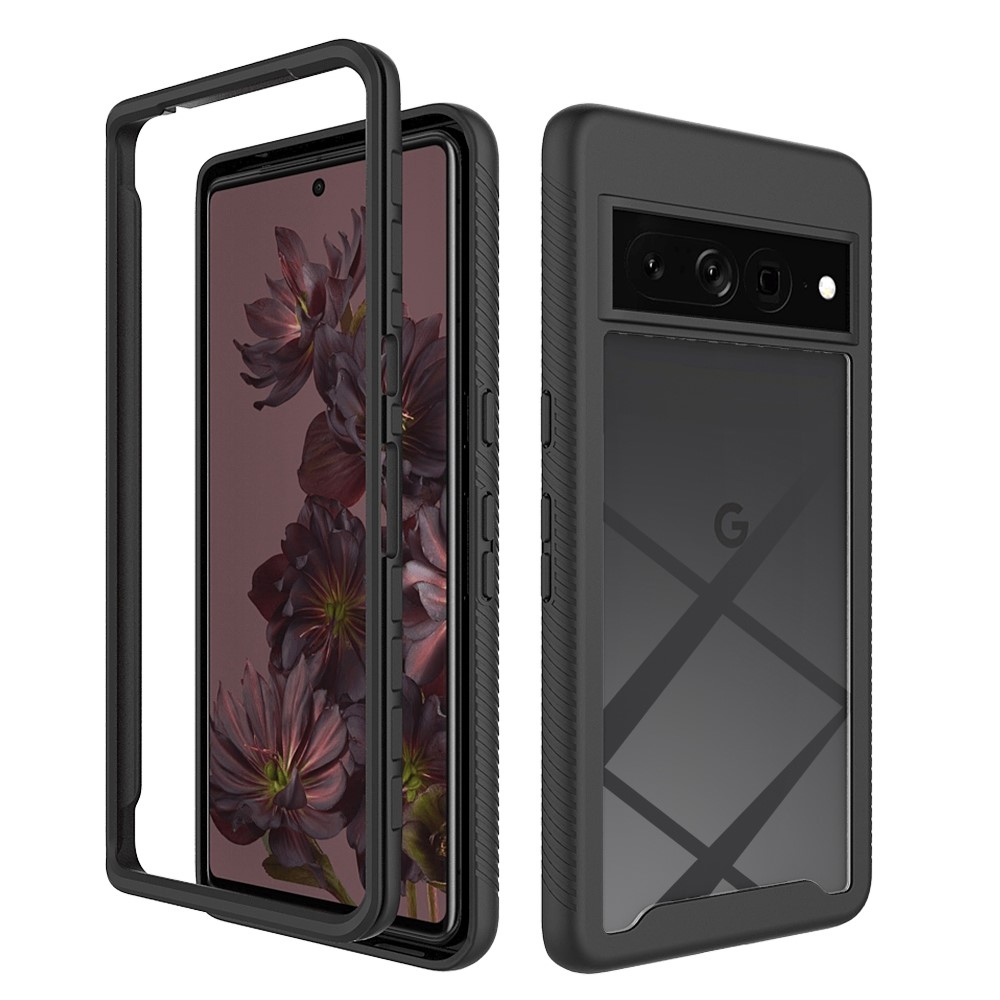  Google Pixel 7 Pro Skal 360 Shockproof Hybrid Svart