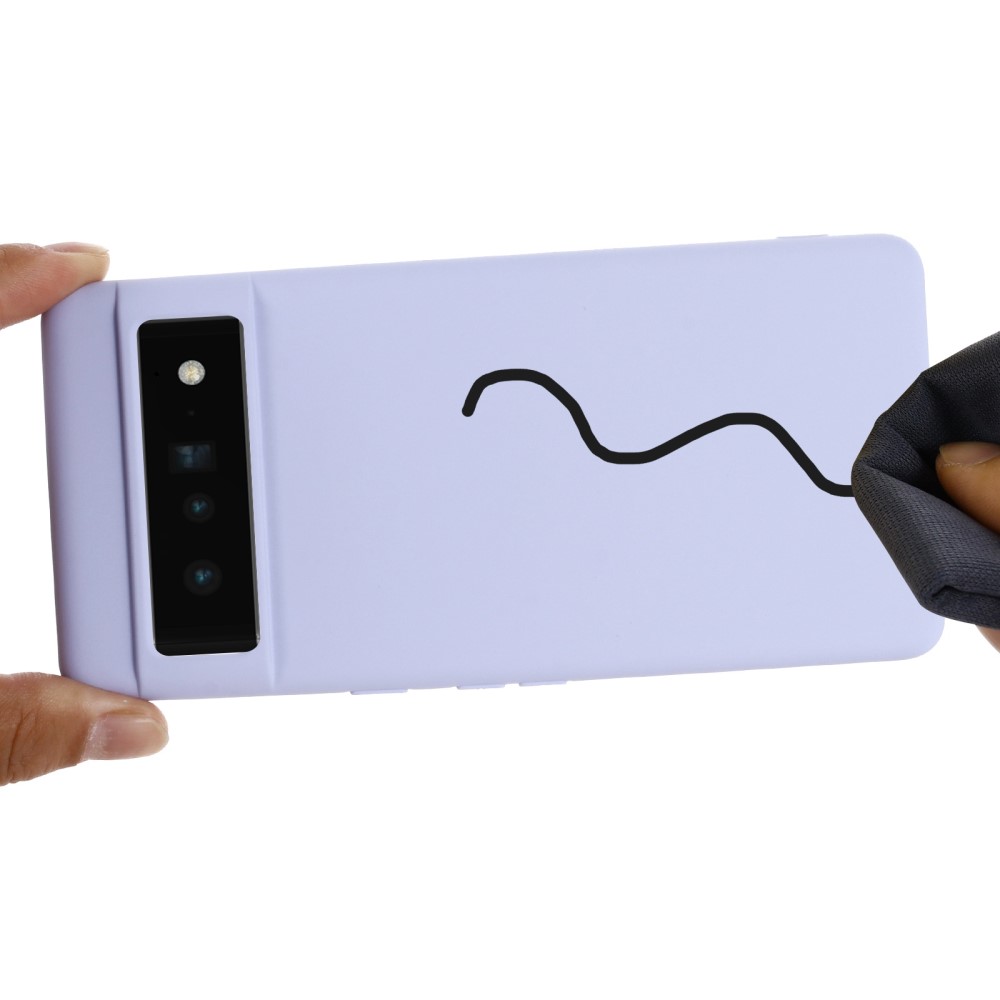  Google Pixel 7 Pro Skal Liquid Silikon Lila