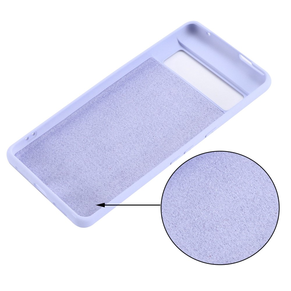  Google Pixel 7 Skal Liquid Silikon Lila