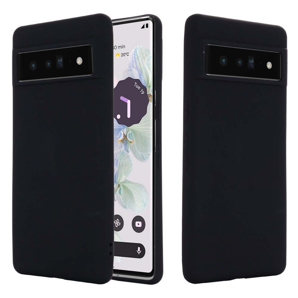  Google Pixel 7 Skal Liquid Silikon Svart
