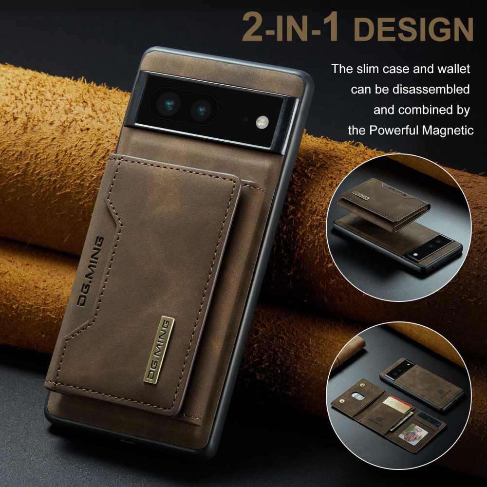 DG.MING DG.MING Google Pixel 7 Skal 2in1 Magnetisk Avtagbart Kortfack