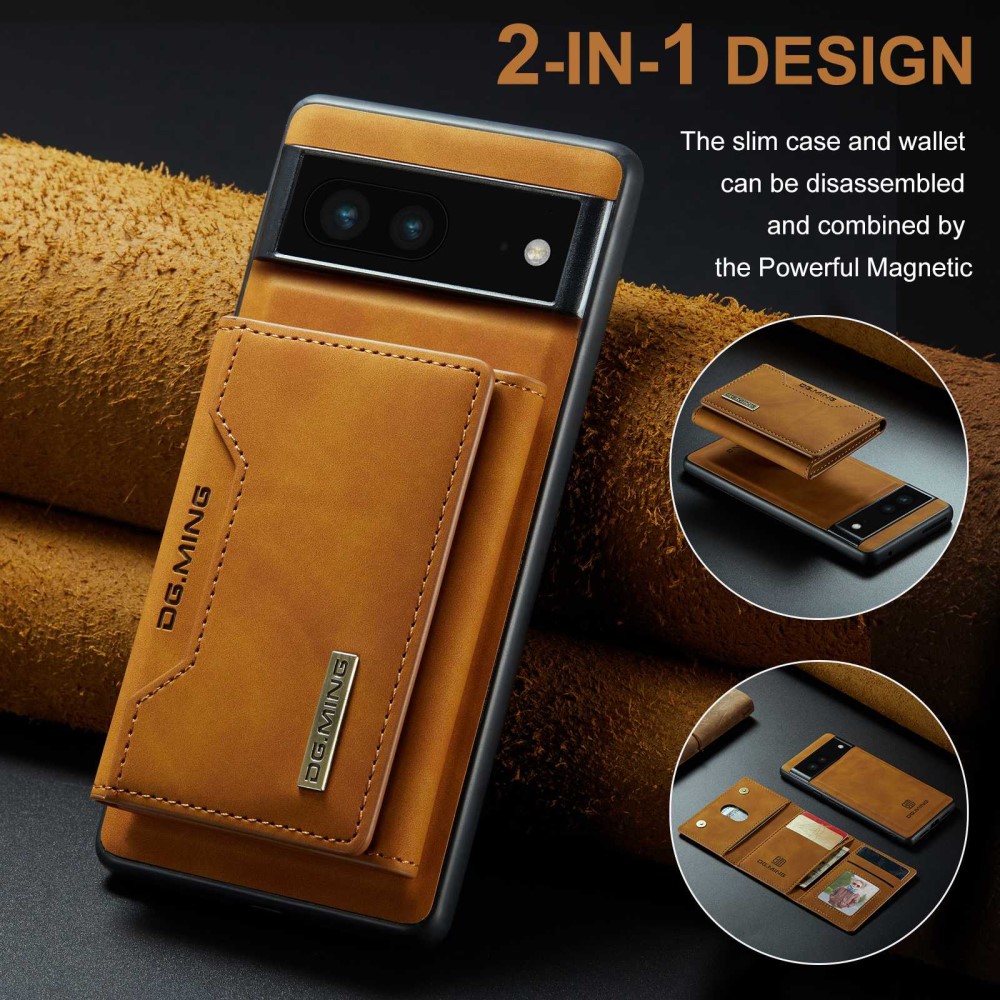 DG.MING DG.MING Google Pixel 7 Skal 2in1 Magnetisk Avtagbart Kortfack