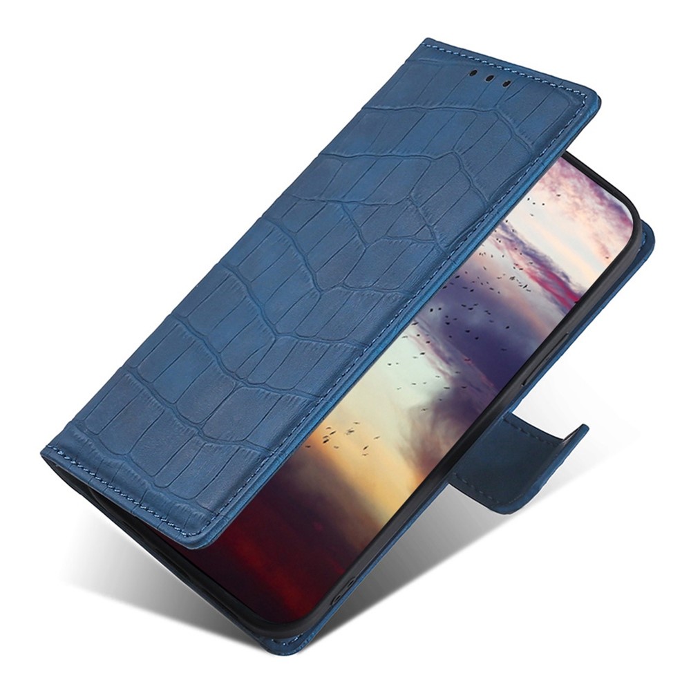  Sony Xperia 5 IV Fodral Krokodil Textur Blå