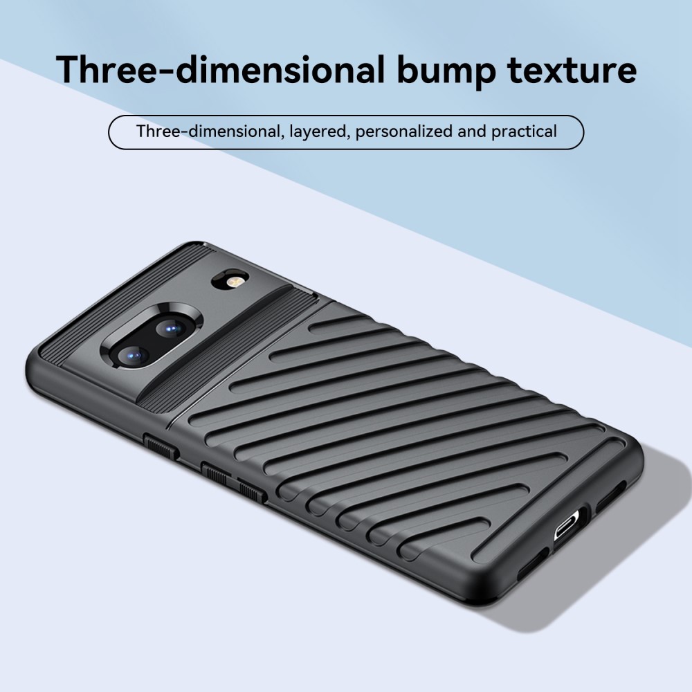  Google Pixel 7 Skal Twill Textur Svart