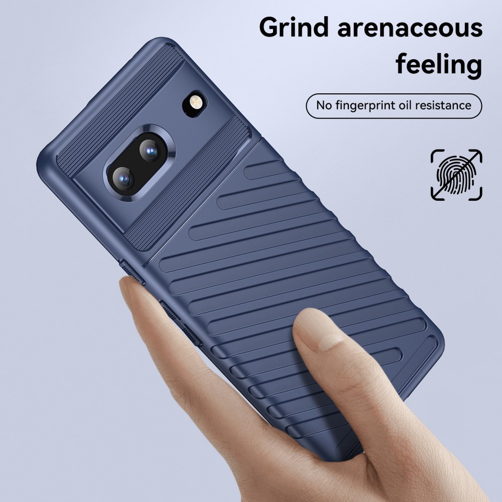  Google Pixel 7 Skal Twill Textur Blå