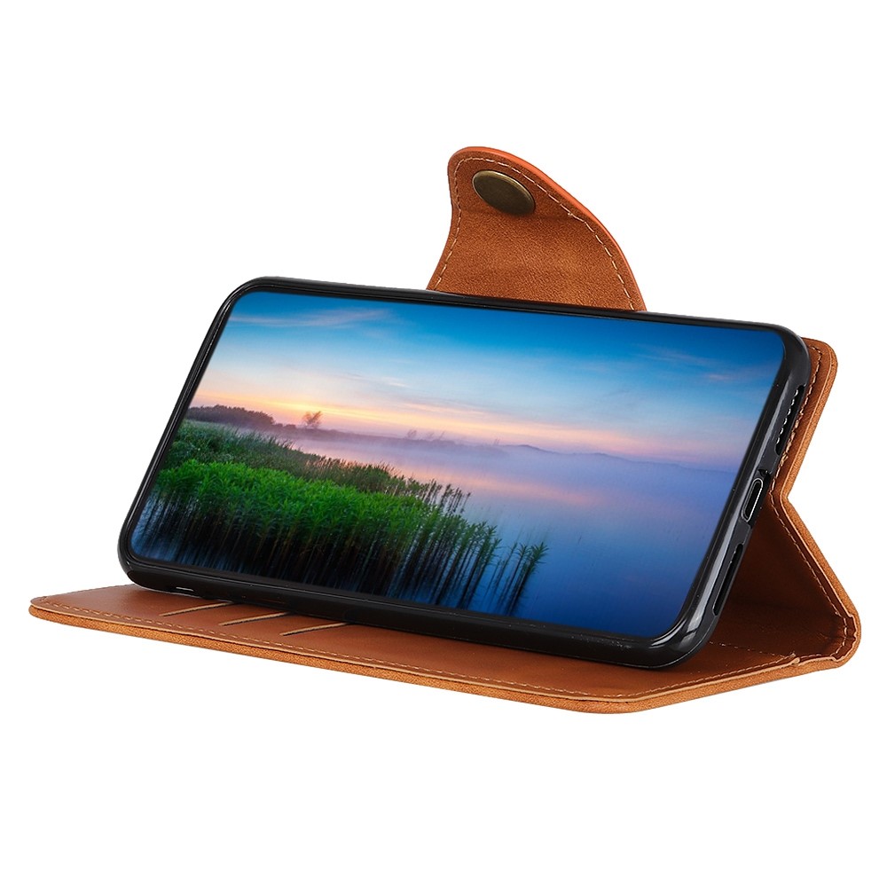  Sony Xperia 5 IV Fodral Magnetisk Mässing Brun