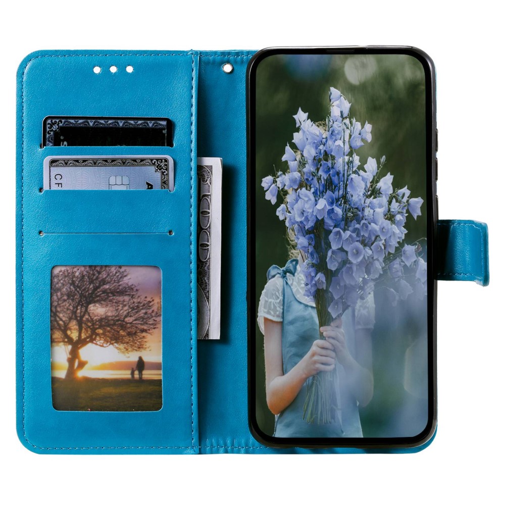  Sony Xperia 5 IV Fodral Mandala Läder Blå