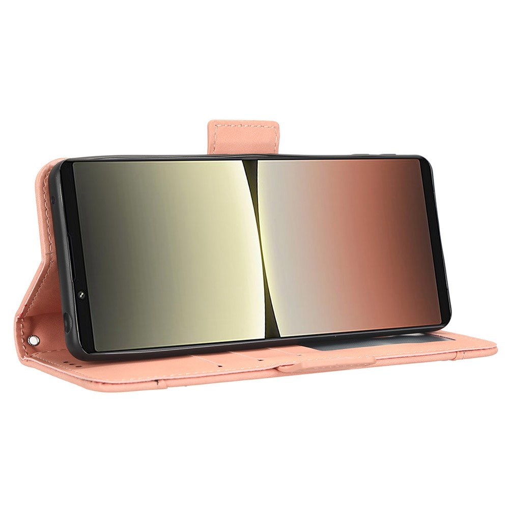  Sony Xperia 5 IV Fodral Med Avtagbart Kortfodral Ljus Rosa