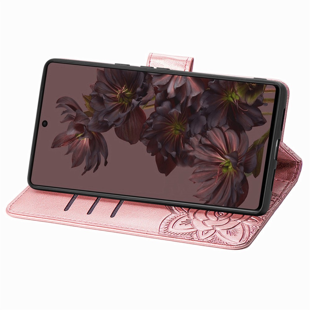  Google Pixel 7 Fodral Fjäril Tryck Roséguld