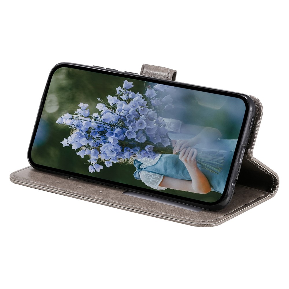  Xiaomi 12T / 12T Pro Fodral Mandala Läder Grå