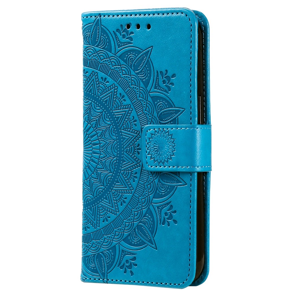  Xiaomi 12T / 12T Pro Fodral Mandala Läder Blå