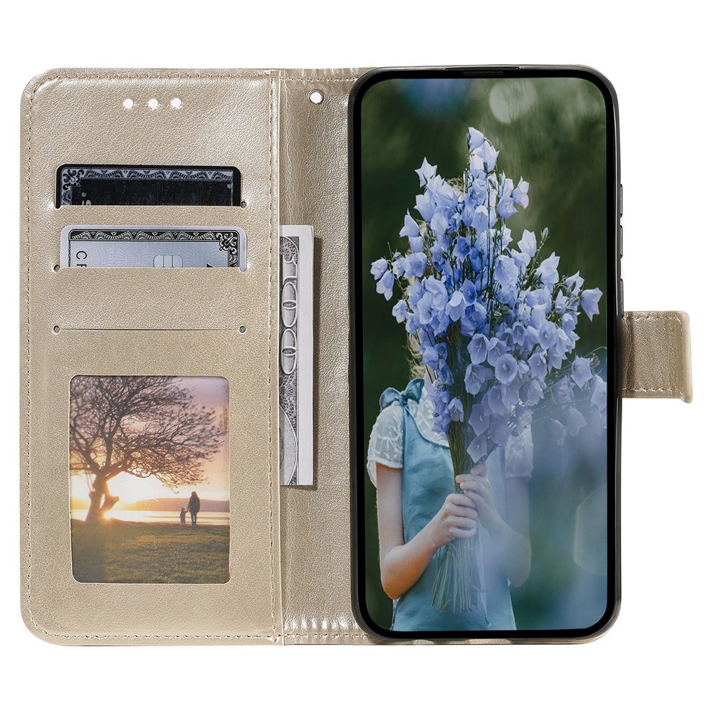  Xiaomi 12T / 12T Pro Fodral Mandala Läder Guld