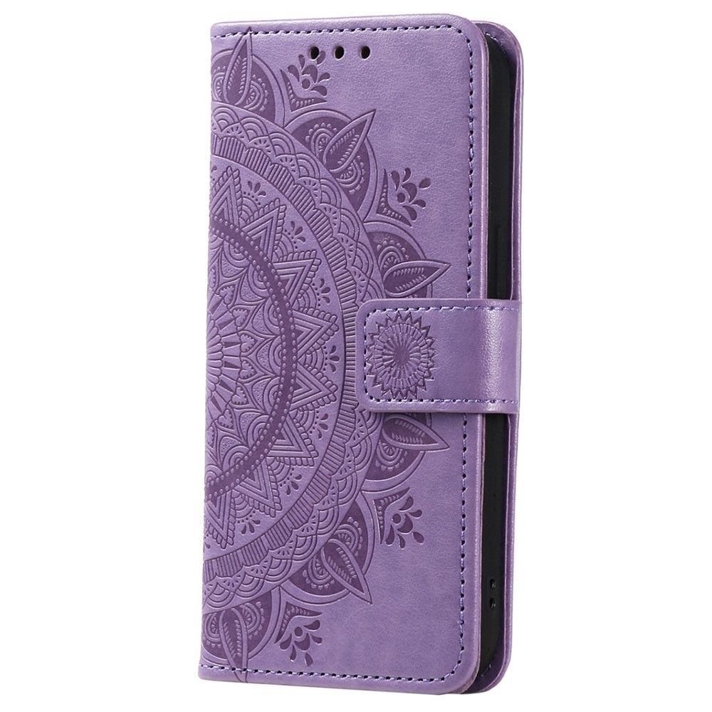  Xiaomi 12T / 12T Pro Fodral Mandala Läder Lila