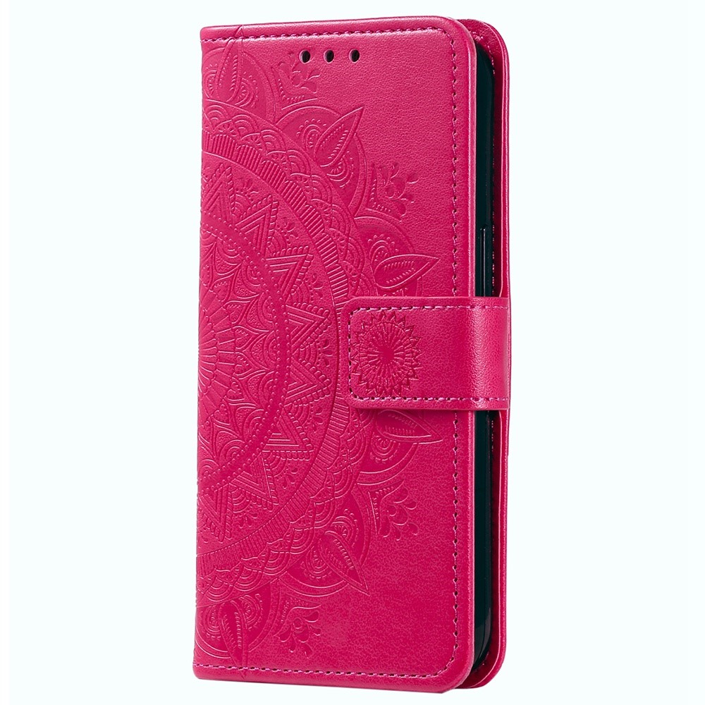 Xiaomi 12T / 12T Pro Fodral Mandala Läder Rosa
