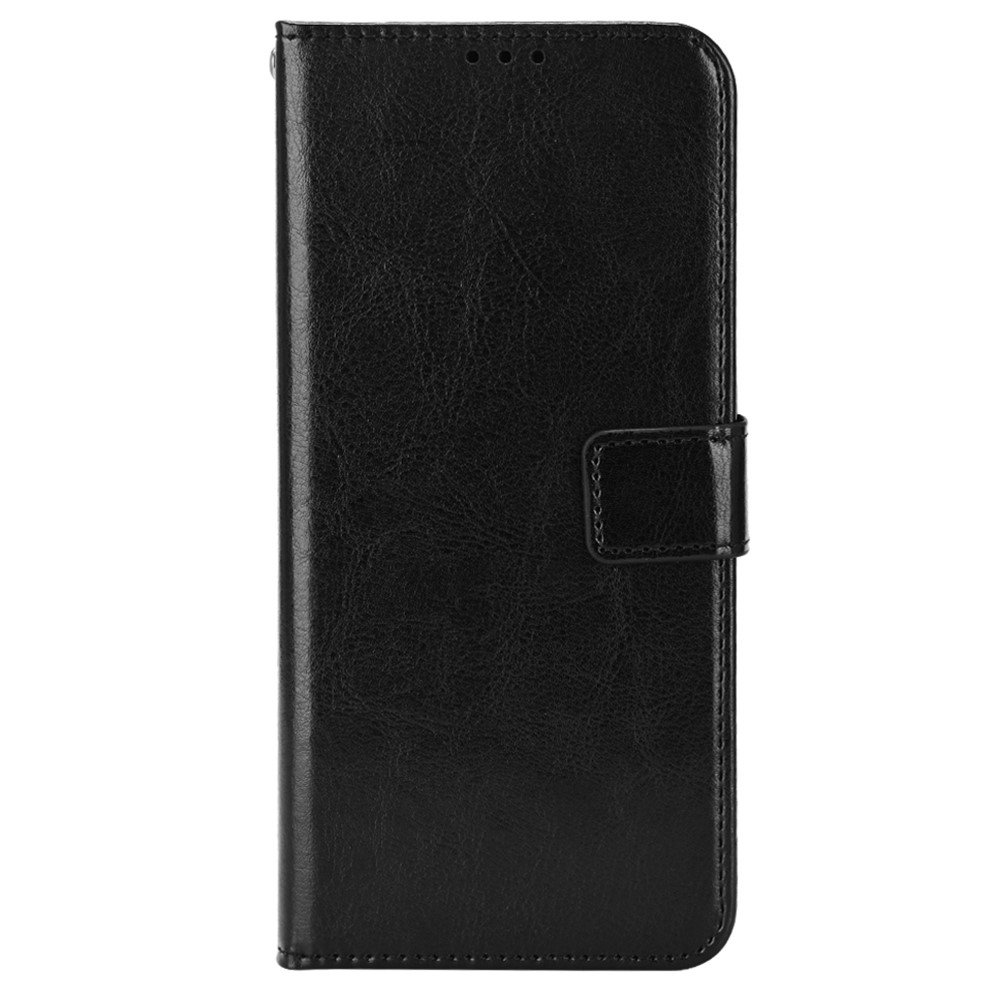  Xiaomi 12T / 12T Pro Fodral Crazy Horse Läder Svart