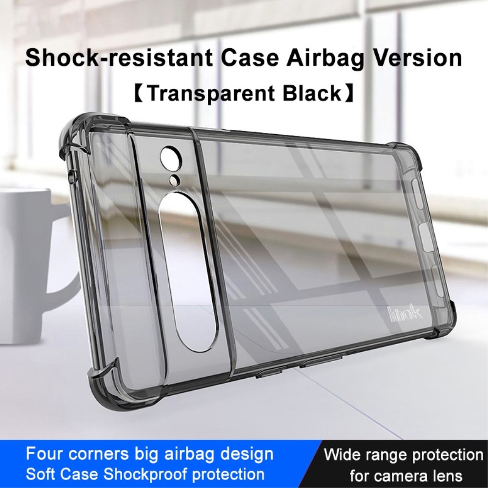 IMAK IMAK Google Pixel 7 Pro Skal Shockproof Airbag Tonad Svart