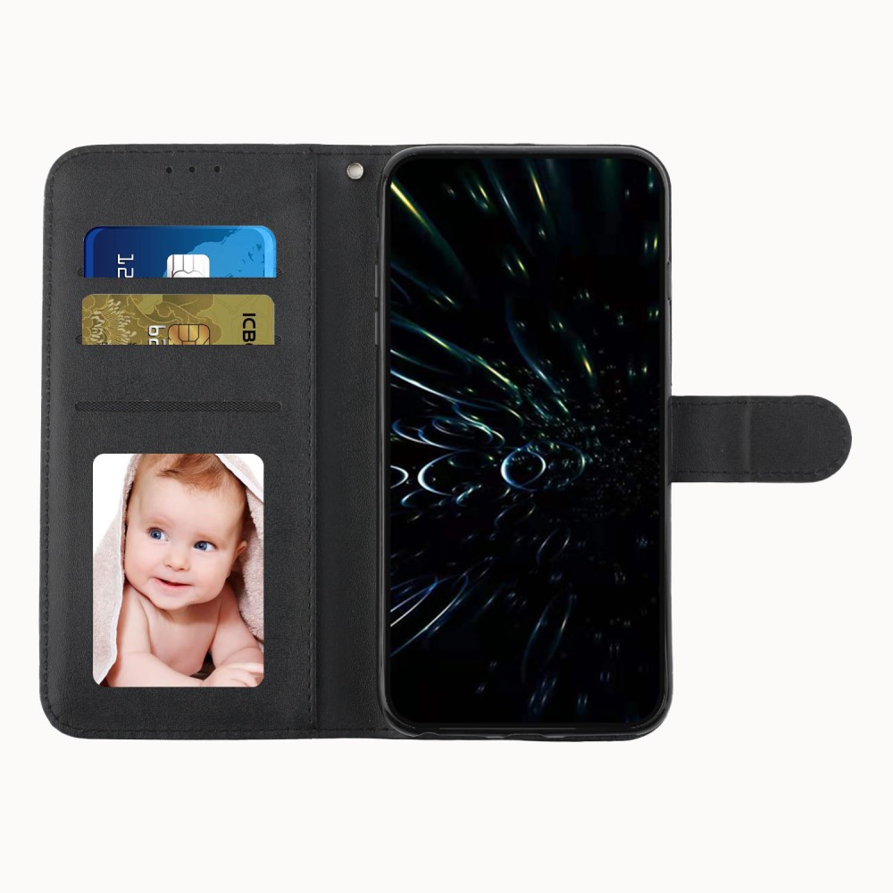  Motorola Edge 30 Fusion 5G Fodral Läder Svart