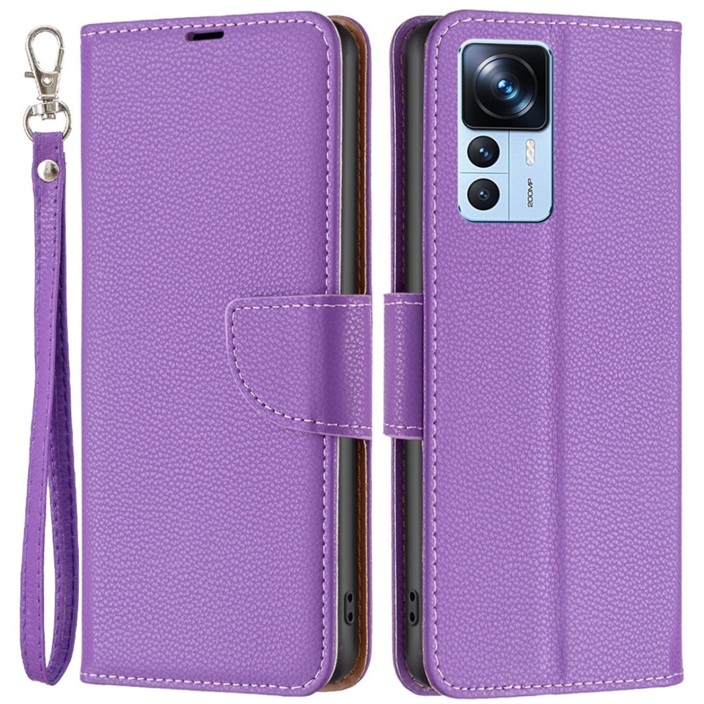 Xiaomi 12T / 12T Pro Fodral Shark Litchi Lila