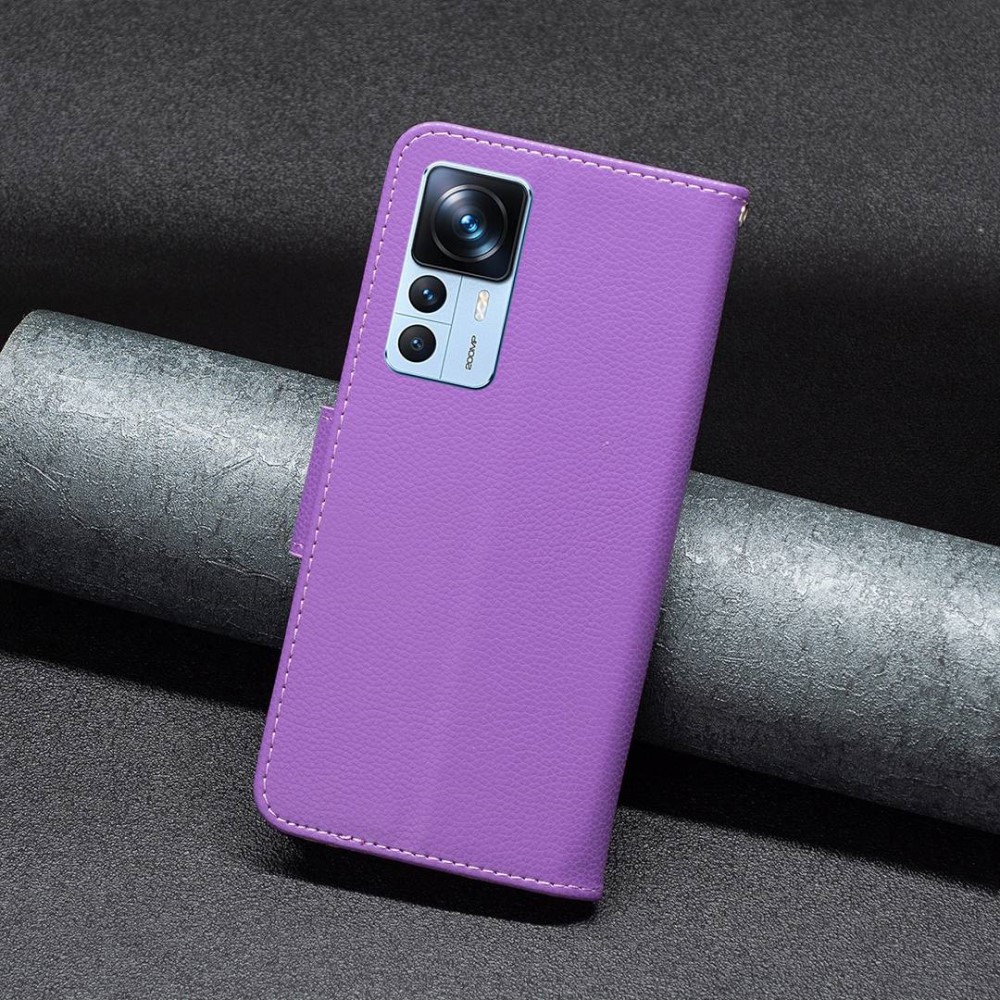  Xiaomi 12T / 12T Pro Fodral Shark Litchi Lila