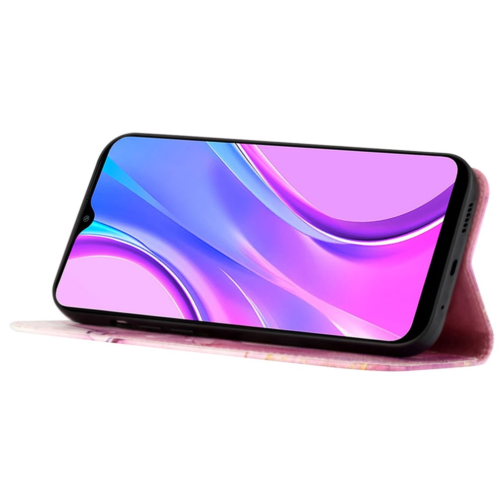  Xiaomi 12T / 12T Pro Fodral Marmor Rosa/Lila/Guld