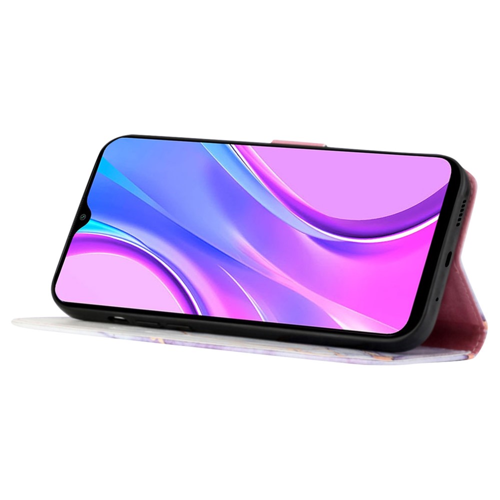  Xiaomi 12T / 12T Pro Fodral Marmor Vit/Lila