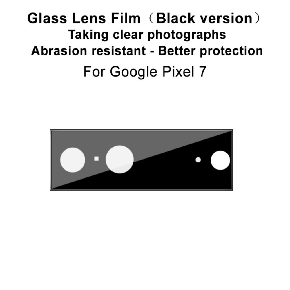 IMAK IMAK Google Pixel 7 Linsskydd Härdat Glas Svart