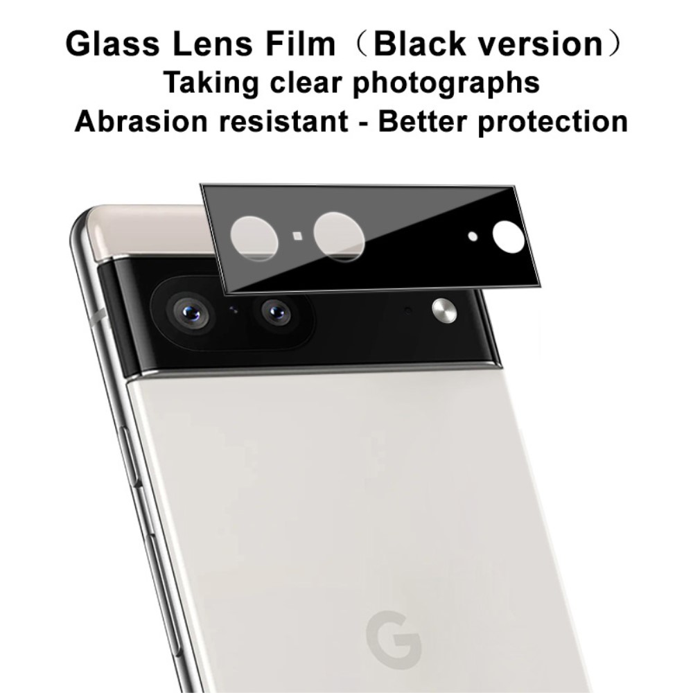 IMAK IMAK Google Pixel 7 Linsskydd Härdat Glas Svart