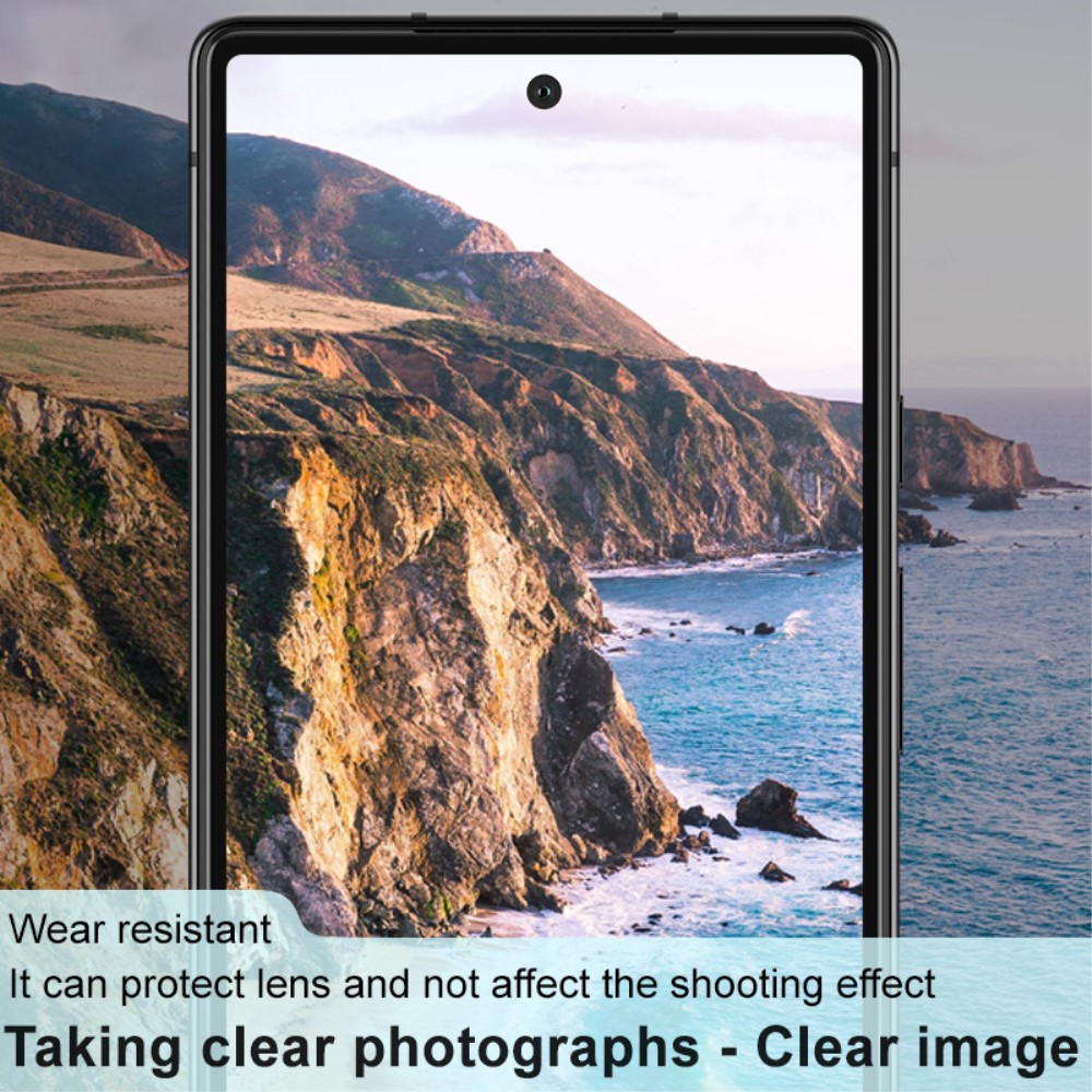 IMAK IMAK Google Pixel 7 Linsskydd Härdat Glas Svart