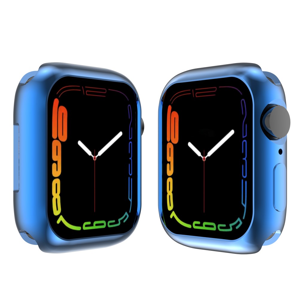  Apple Watch 7/8 45mm Skal TPU Electroplate Blå