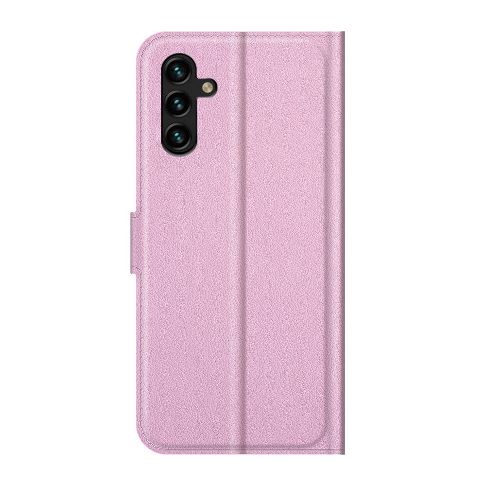  Samsung Galaxy A04s / A13 5G Fodral Litchi Läder Ljus Rosa