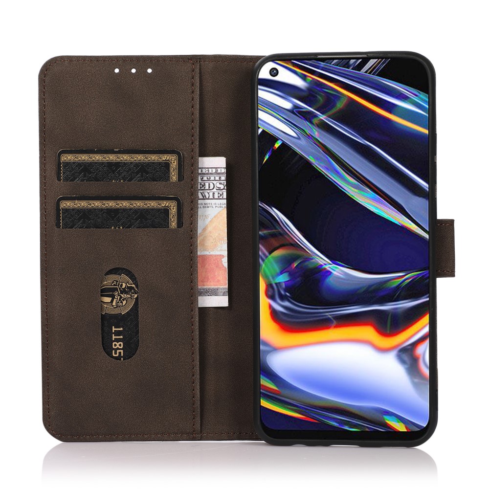 KHAZNEH KHAZNEH Samsung Galaxy A04s / A13 5G Fodral Retro Läder Brun