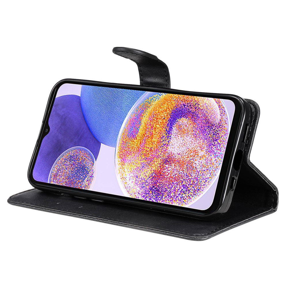 Samsung Galaxy A23 5G Fodral Läder Svart