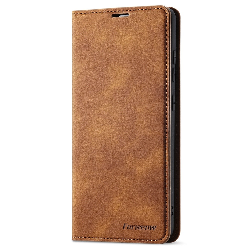 FORWENW FORWENW Samsung Galaxy A23 5G Fodral Flip Läder Brun