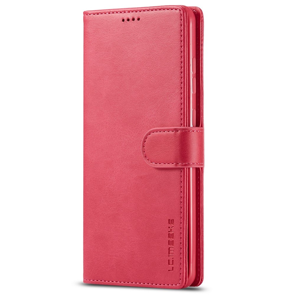 LC.IMEEKE LC.IMEEKE Samsung Galaxy A23 5G Fodral Läder Röd/Rosa