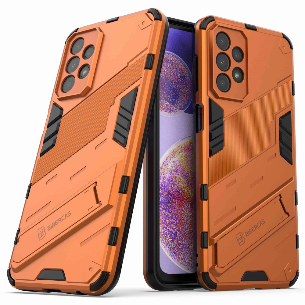  Samsung Galaxy A23 5G Skal Shockproof Hybrid Kickstand Orange